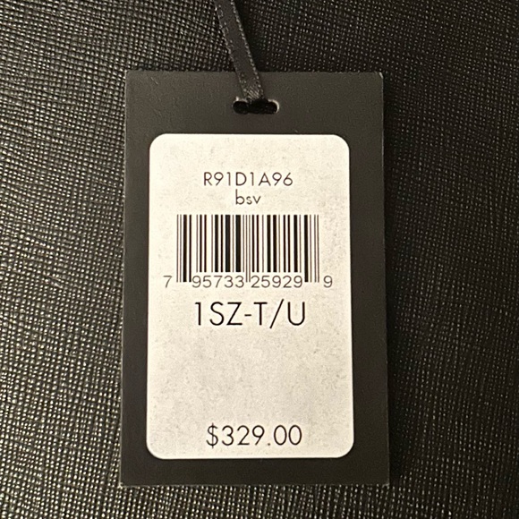 NWT DKNY NEW YORK Real Leather Elegant Women Black Satchel - Picture 8 of 8